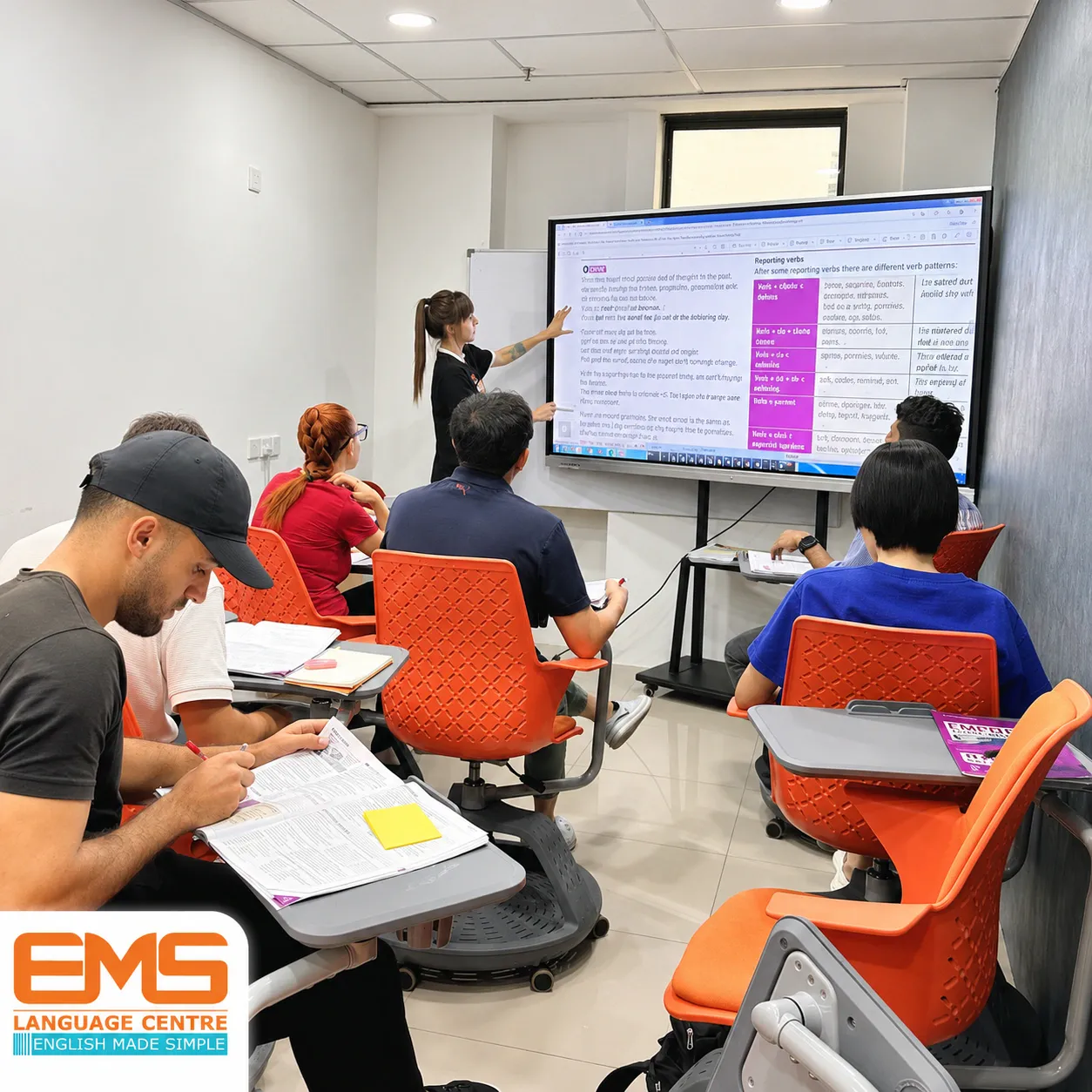 IELTS Preparation students at EMS Language Centre Malaysia